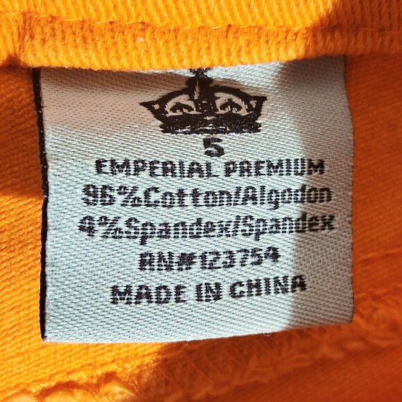 Emperial Orange Ripped Skinny Women's Jeans Size 5 Size S. - Picture 13 of 17